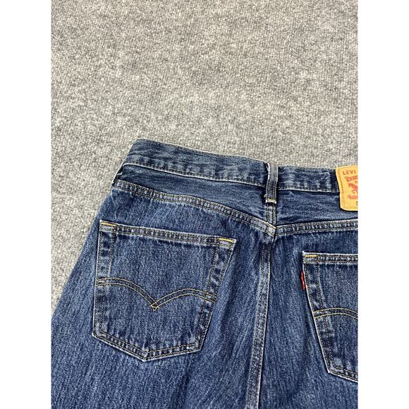 Levis 501 Jeans 30x32 Y2K 90s Grunge Button Fly USA Skater Streetwear Retro Blue - Picture 8 of 14